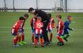 Boys playing soccer