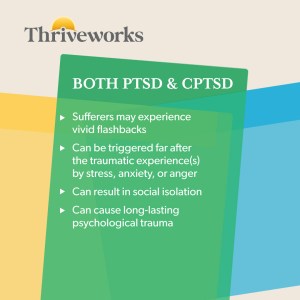 When comparing CPTSD vs. PTSD, the differences lie in the effects of a single traumatic event in contrast to several.